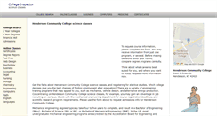 Desktop Screenshot of hendersoncommunitycollege.org